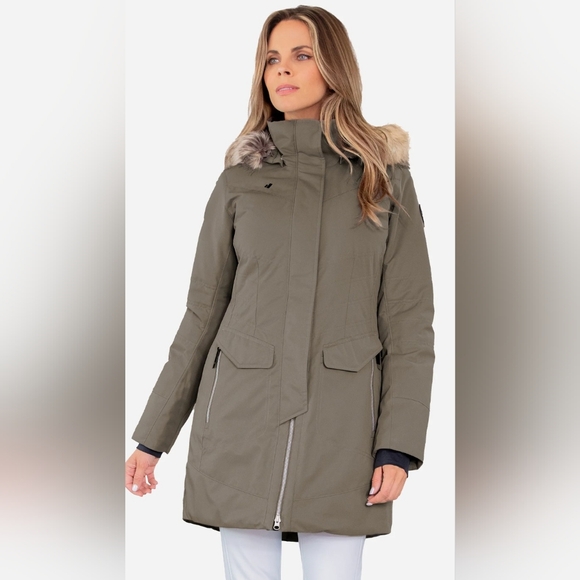 NEW Obermeyer Women's Olive Ski Jacket - Picture 1 of 6